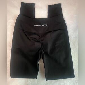 Alphabet amplify black leggings size medium